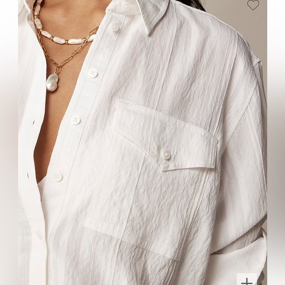 J crew Textured popover top - Picture 2 of 6